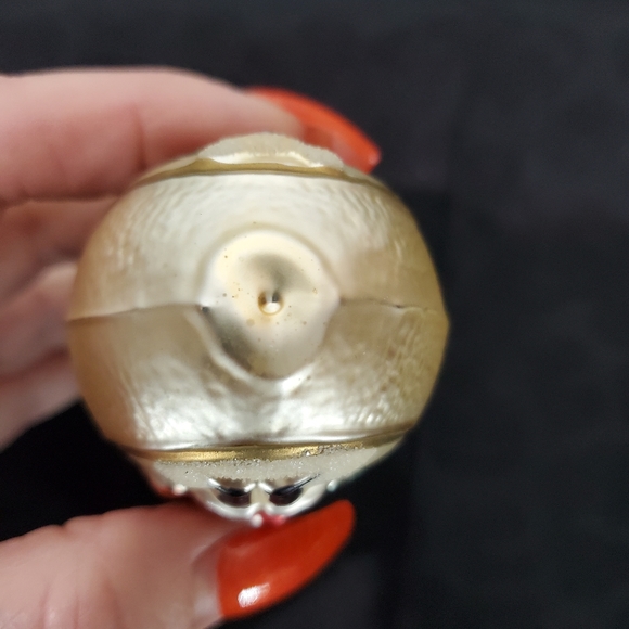 Vintage Inge Glas West Germany Oval Two-Sided Glass Christmas Ornament - Picture 5 of 7